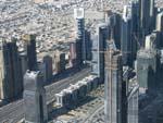 Looking down at the rest of Dubai's skyscrapers