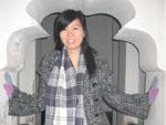 Me in an archway inside the pagoda