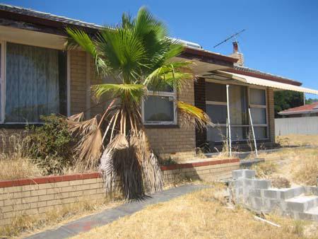 Outside before landscaping