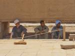Workers enjoying a break