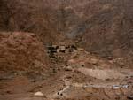 Chak Chak visible in the vast mountains