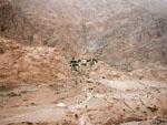 Chak Chak visible in the vast mountains