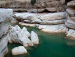 One of the many turquoise pools