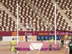Qatari pole-vaulting