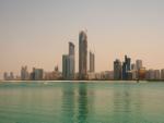 Abu Dhabi skyline from Abu Dhabi Theatre